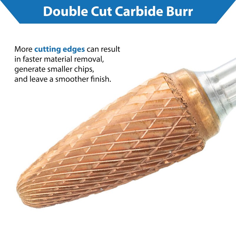 Ultra Co Coated Carbide Burr 12mm (Metric) Diameter with 6mm
