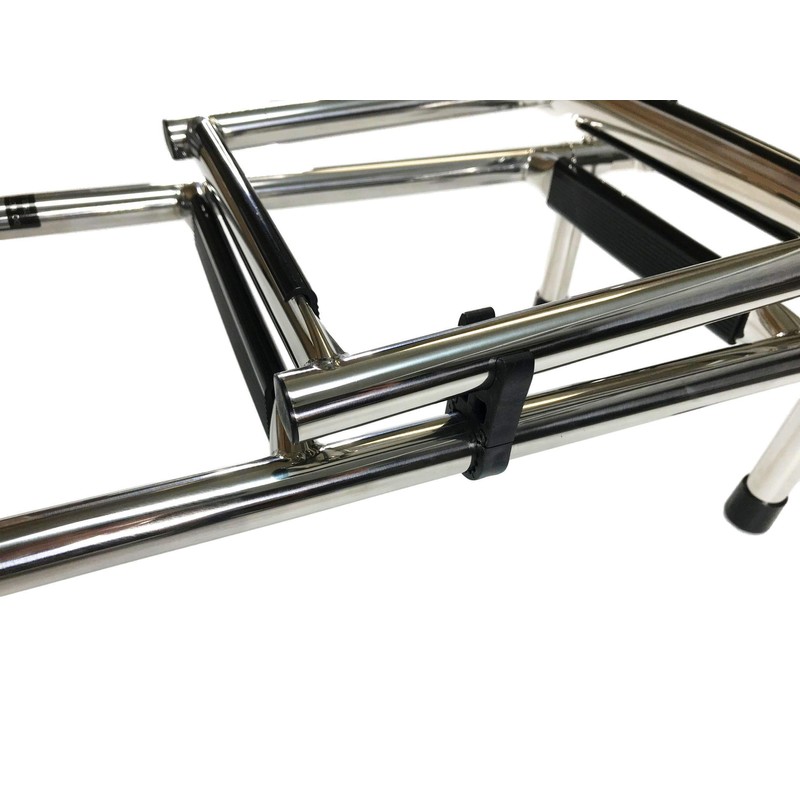 Marine Boat Five Steps 3+2 Foldable Ladder Stainless Steel Luxury