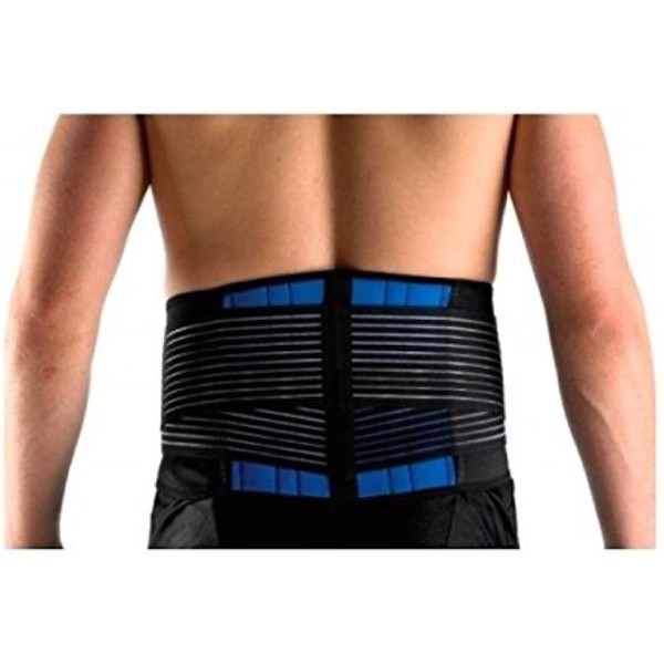 KL Happiness Deluxe Neoprene Double Pull Lumbar Lower Back Support Brace Exercise Belt Size 4XL (48-52”) We Have All Size S - 6XL