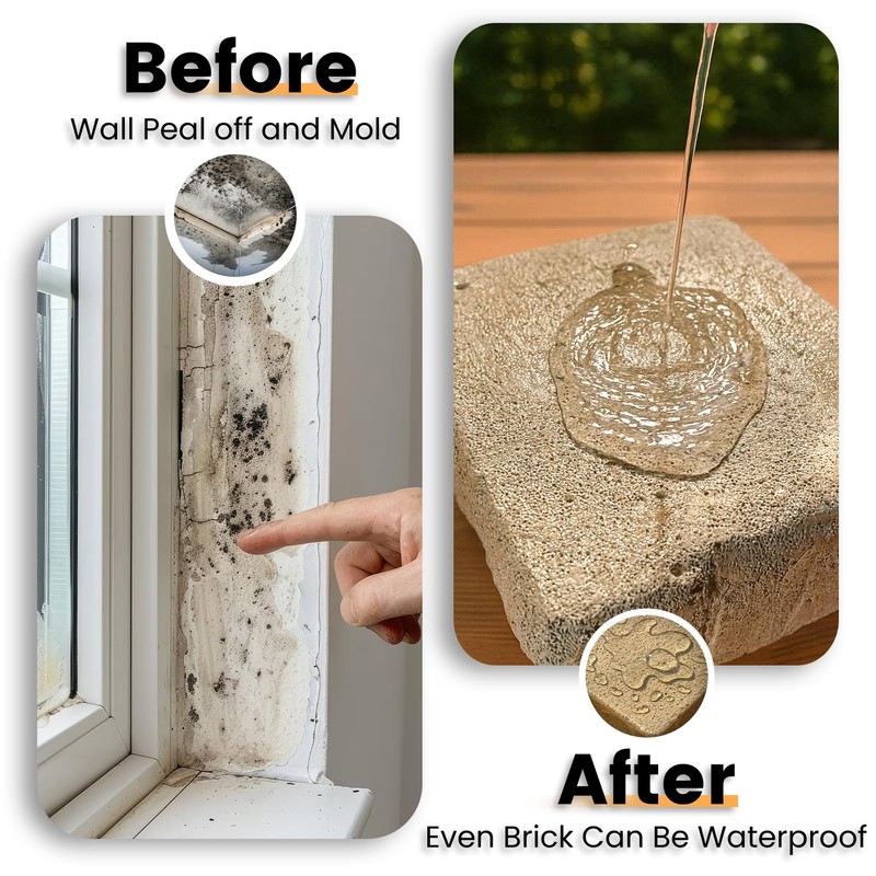 Clear Waterproof Sealant – Water-Based Transparent Waterproof Coating Acrylic Paste