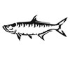 Express Yourself Tarpon (Black - Image Facing as Shown -