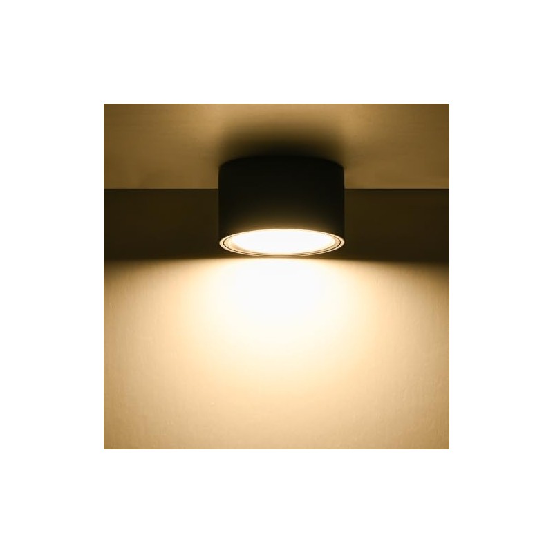 KYOTECH KYOTECH LED Aufbauspot - 3000K Deckenspots Schwarz Matt 6W