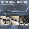 FUTLU 2024 Upgrade Car Umbrella Sunshade with Pull Rope,Windshield Sun