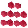 Kisangel 10pcs Realistic Fake Fruit Model Set with Dragon Fruit