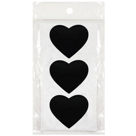 Wrapables Set of 30 Chalkboard Labels / Chalkboard Stickers for Organizing, Labeling, Gift Tags, Drink / Wine Markers, and Weddings, 3" x 2.25" Heart