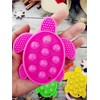 8 Packs Silicone Ocean Sea Turtle Teething Fidgets Pop for
