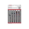 Bosch 2608667858 Jigsaw Blade-Set for Wood/Plastic, Silver