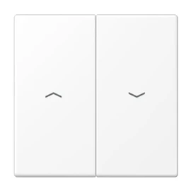Jung LS995PWWM Double Button Roller Shutter White Matt
