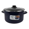 Ekco Olla De26cm Azul Marino Hecha De Acero Esmaltado