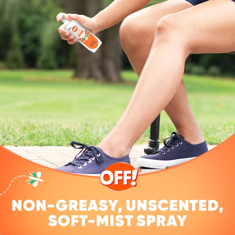 OFF! FamilyCare Insect & Mosquito Repellent Spritz, Unscented Bug spray