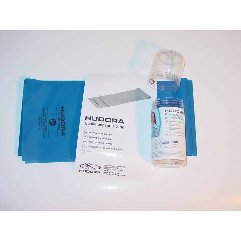 HUDORA Fitness Band, Blue, Heavy, Latex, 2.0 Metres Long, in