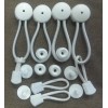 Stayput 4 WHITE Stayput Bungee Shock Cords & 4 Pull