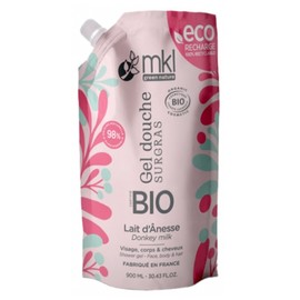 MKL Green Nature Organic Surgras Donkey Milk Shower Gel Eco Refill 900 ml