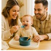 Tenukus Silicone Baby Bowl & Spoon Set – Suction Base,