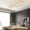 Qcyuui Dimmable LED Ceiling Light 39.4'' Kitchen Lighting Fixtures Ceiling