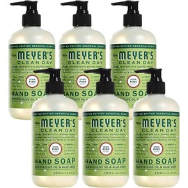Mrs. Meyer's Liquid Hand Soap Iowa Pine, 12.5 Fl Oz (Pack of 6)