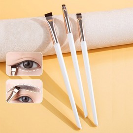 3-Piece Liner Brush Set: Eyebrow and Line Brushes 03