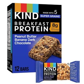 KIND Healthy Snack Bar 6-pack, Peanut Butter Banana Dark Chocolate, Gluten Free