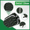 YSMN 1/2 in 100 FT Black Double Braided Rope Polyester