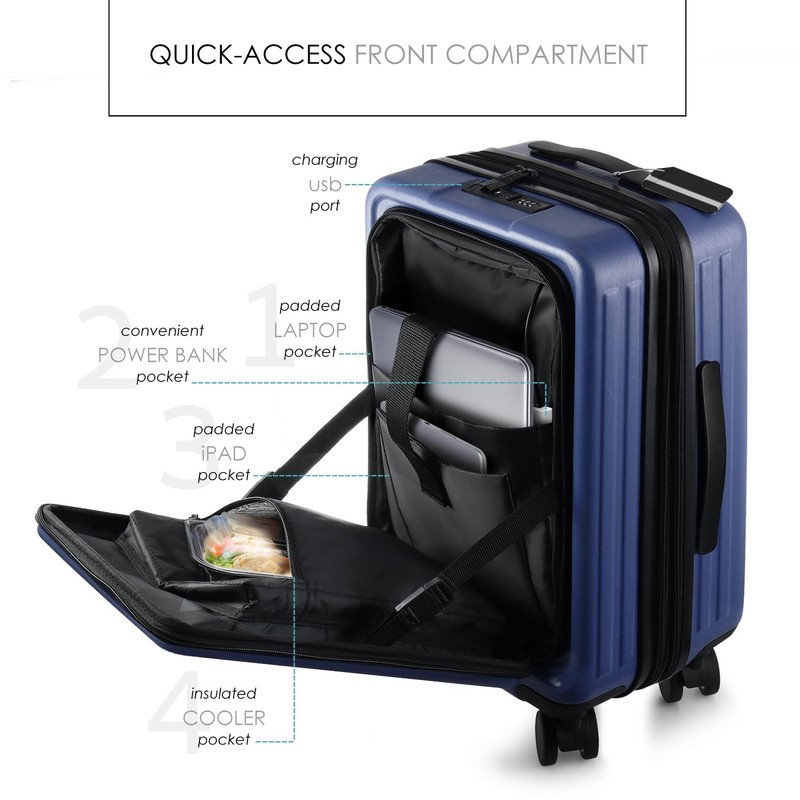 TravelArim Expandable, Navy, 22 Inch