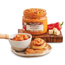Harry & David Red Pepper And Cheese Spread (10 Ounces), Crackers, Appetizer, Party Dip