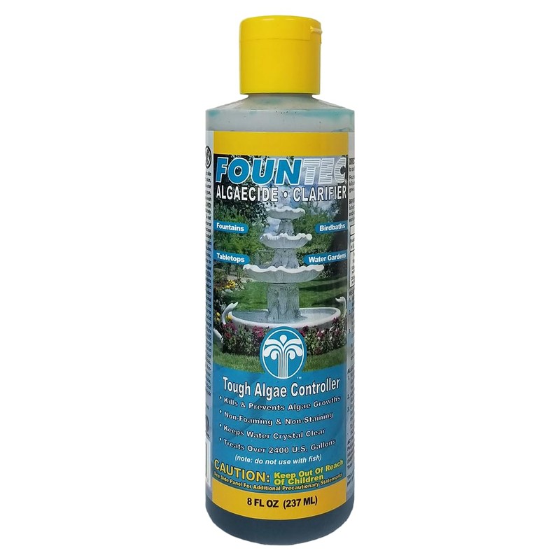 EasyCare FounTec Algaecide and Clarifier, 8 oz. Bottle