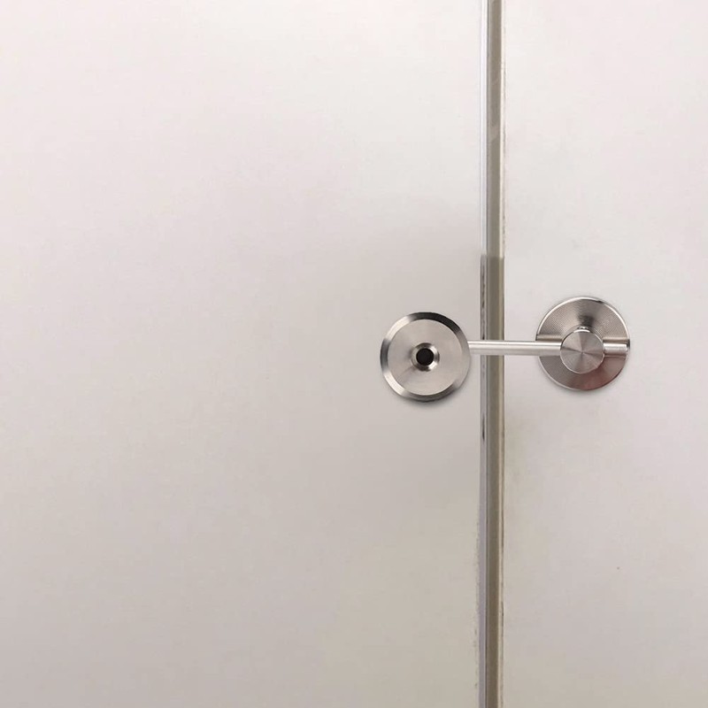 Vacant Engaged Indicator Bolt, Vacant Occupied Toilet Door Lock, Chrome