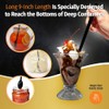 Long Plastic Spoons - 9 Inch - Heavy Duty Long