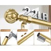Curtain Rods 2 Pack, HOTOZON Curtain Rods for Windows 28