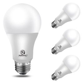 Energetic 100W Equivalent, A19 LED Light Bulb, Warm White 3000K, E26 Base, Non-Dimmable, 1600LM, ETL Listed, 4-Pack