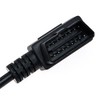 Crossfield L Type Connector OBDII 2 Splitter Cable Splitter Power
