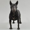 Fiesta Studios Bull Terrier Dog Small Cold Cast Bronze Statue