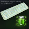 Keyboard Mouse Combo 2.4G Retro Multi Color Mute Cover Wireless