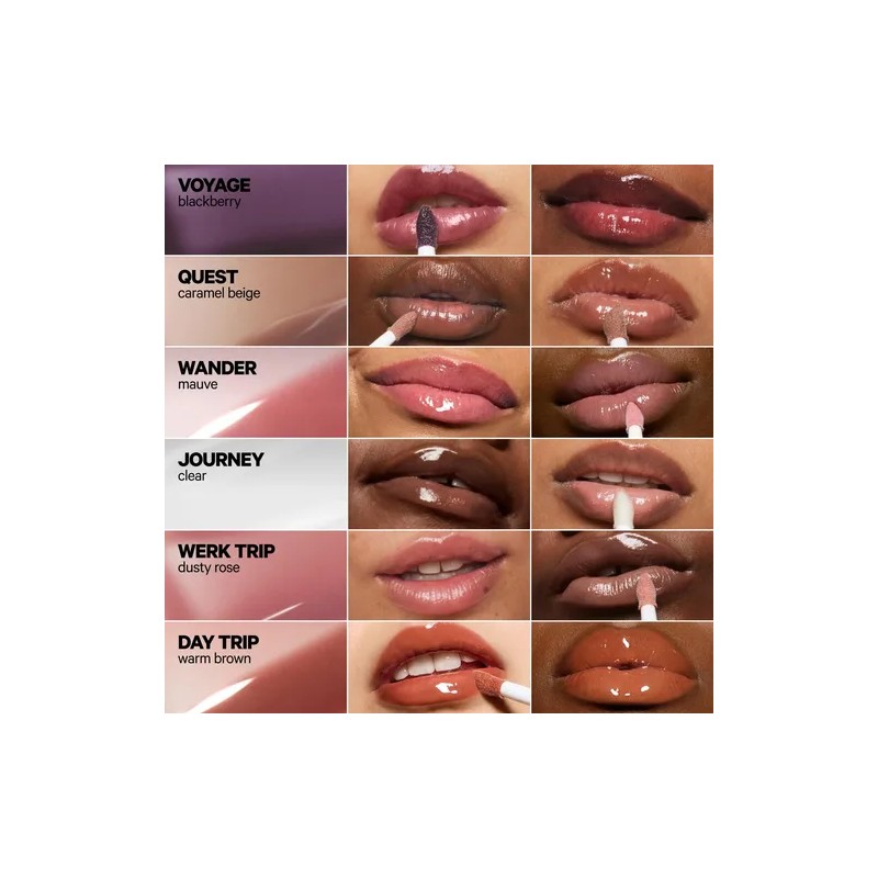 Brillo Labial Leche Maquillaje, Hidratante, Brillo Rosa Dora