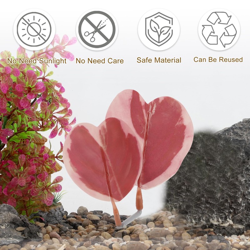 CAPASTEC Betta Fish Bed, Betta Leaf Bed, Plastic Betta Hammock,