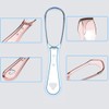 antianzhizhuang Tongue Scraper Plastic Double Sided Care Hygiene Cleaner Brush