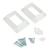 Plum Fittings 2" x 3 1/2" Slotted Handrail Bracket Kit
