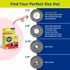 Glue Dots, Craft Dots, Double-Sided, 1/2", .5 Inch, 200 Dots,