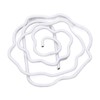 100pcs Rose Shape Paper Clips Increased Slip Resistance Lightweight Metallic