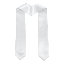 GraduationService Plain Graduation Stole Colorful Stole for Adult Length 60'',16 Colors