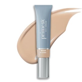 HERBENJOY CC Cream for Older Women, Hydrating & Nourishing CC Cream Foundation 30ml, Long Lasting Full Coverage Tinted Moisturiser for Mature Skin Color Correcting Cr-eam for All Skin Types(Medium)