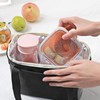 Yansanido 6L Thickened Black Reusable Insulated Lunch Bag for Women
