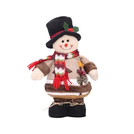 Tomaibaby Muñecas Decorativas de Navidad con muñeco de Nieve de pie para niños