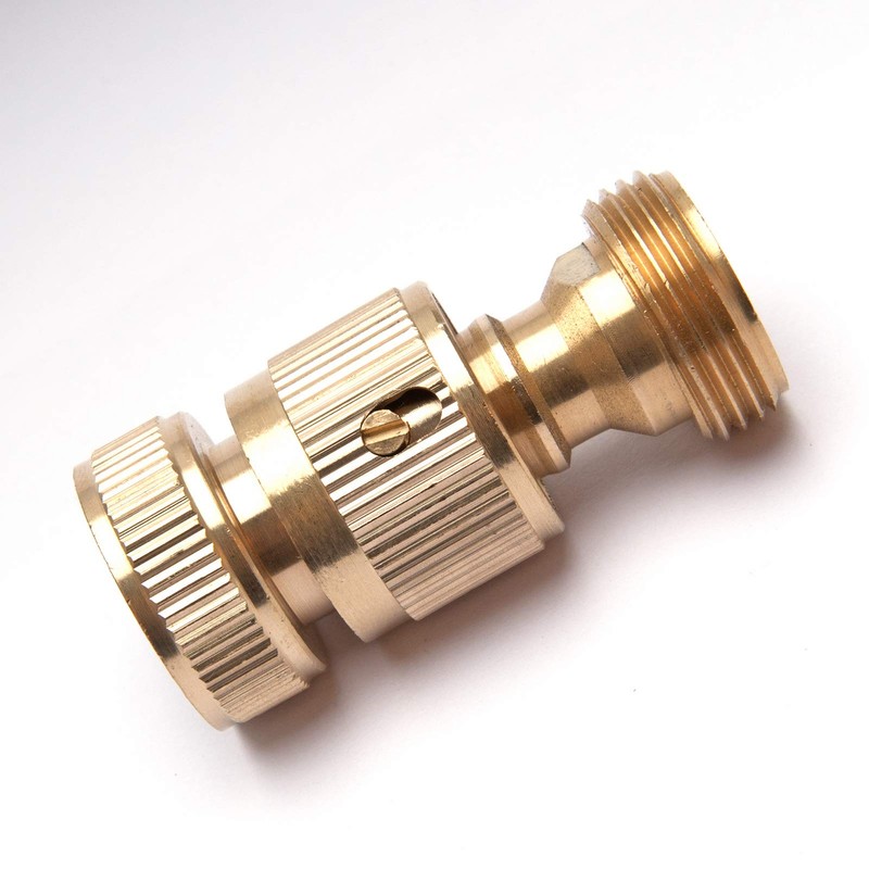 Gardena Coupling Solid Brass Quick Coupling 3/4 Inch Gardena Hose