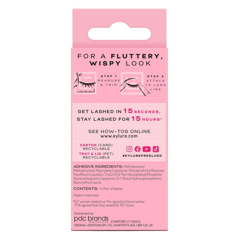 Eylure Fluttery Light 117 Pre-Glued False Lashes