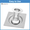 sourcing map 3 Pack Shower Drain Strainer, 2" x 2"