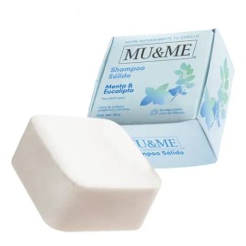Shampoo Solido Mu&me Menta & Eucalipto Control Caspa 140gr