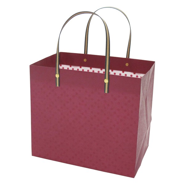Indigo PC161 Hand Paper Bag, M, Red