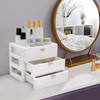 Drawer Box with 3 Closed Desk Storage Box Desk Organiser