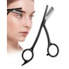 BALUCA Eyebrow Scissors with Comb | Professional Stainless Steel Eyebrow